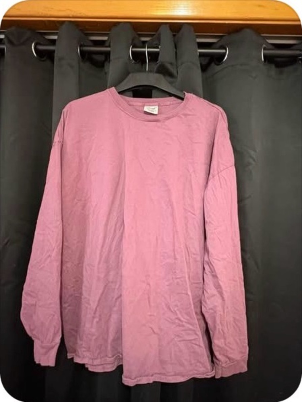 Comfort Colors Long Sleeve Crew Tee - Mauve Pink